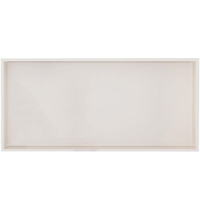 ZXFDMSWJ Tile-Free Bathroom Storage Niche, White, 72 × 32 × 12.5 cm