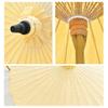 XQJLBZA 200 cm Patio Umbrella, Waterproof Garden Umbrella with UPF 50+, 24 Sturdy Ribs, Beach Umbrella for Balcony, Pool, Backyard (Brown) view 2