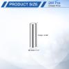 Sourcing Map 200-Piece 2.5 x 10 mm Dowel Pins, 304 Stainless Steel, Silver, GB119 view 2
