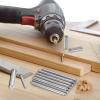 Sourcing Map 200-Piece 2.5 x 10 mm Dowel Pins, 304 Stainless Steel, Silver, GB119 view 4