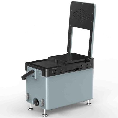 Portable 30 L Fishing Box with Multifunctional Table and Telescopic Legs