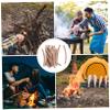 BESTonZON 80-Piece Survival Wick Cord for Camping and Hiking view 3