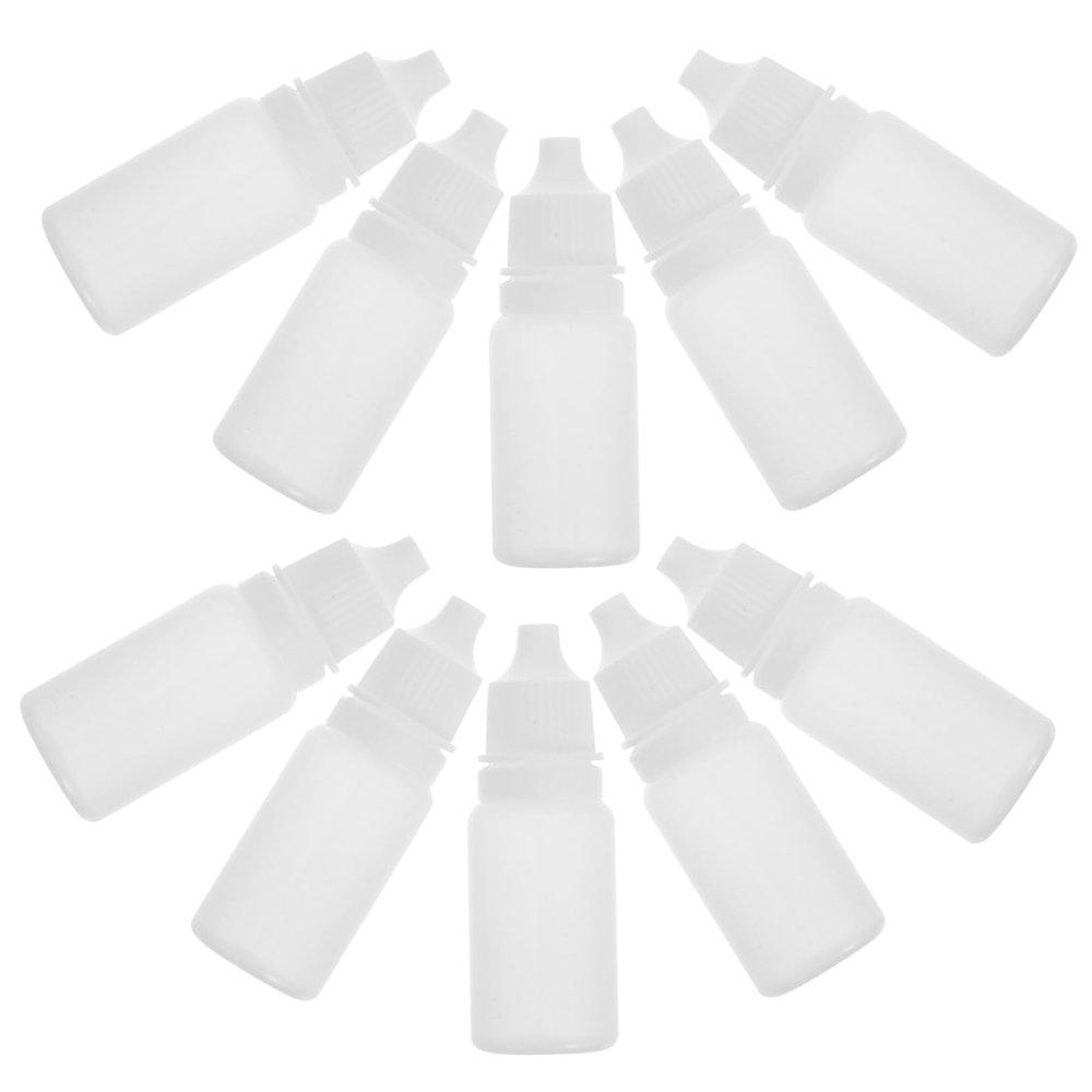MUCKLILY 10 mL Plastic Dropper Bottles, 10-Pack