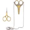 SUNNYCLUE 35-Inch Vintage Embroidery Scissors with Golden Chain view 1
