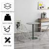 Round Cocktail Bar Table with Metal Base, 40 x 40 x 72 cm view 3