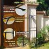 Metal Rose Arch Trellis, Black, 60 x 240 cm view 4