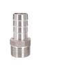 6/8/10/12/13/14/15/16/18/19 mm Hose Connection × 1/8/1/4/3/8/1/2 in BSP Male Thread, 304 Stainless Steel Tube Fitting (80 mm, 2-1/2 in) view 1