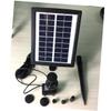 Pond Pump with LED Lights, 4 Nozzles, Tempered Glass, for Garden Fountains view 2