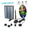 Pond Pump with LED Lights, 4 Nozzles, Tempered Glass, for Garden Fountains view 3