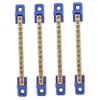 Copper Terminal Blocks, 4-Piece Set for Circuit Connections in Distribution Boards view 1