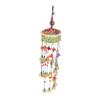 HEMOTON Ethnic Copper Wind Chime with Creative Embroidery for Garden, Balcony, and Window Decor view 1