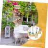 HEMOTON Ethnic Copper Wind Chime with Creative Embroidery for Garden, Balcony, and Window Decor view 2