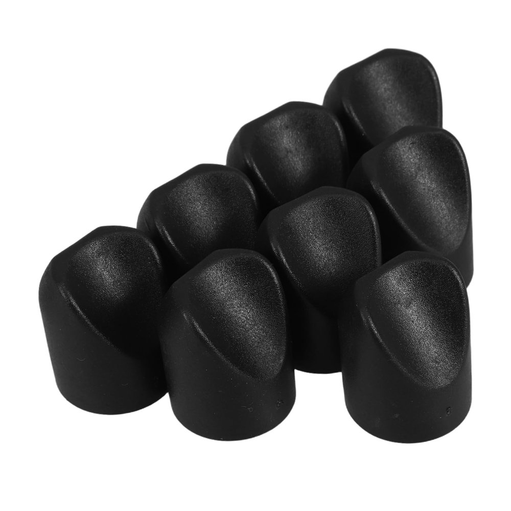 8 Black PP Stability Plugs and End Caps for Folding Chairs