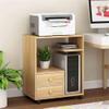 xiuling4568 Printer Stand Office Storage Rack with Casters view 4