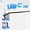 Magnetic Insect Screen Door Curtain 300 x 245 cm, Self-Closing, No Drilling, White view 4