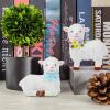 ACAREY 2-Piece Resin Garden Decor, Weather-Resistant Outdoor Duck Couple Figurines, Animal Garden Statues for Farmhouse, Balcony, Living Room, or Office (C) view 4