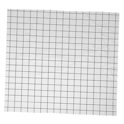 PENIKOKO Waterproof Fitted Tablecloth, Washable and Oil-Resistant, White Plaid
