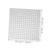 PENIKOKO Waterproof Fitted Tablecloth, Washable and Oil-Resistant, White Plaid view 2