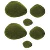 Lurrose 6-Piece Artificial Moss Stones and Sandbox Materials for Garden Decor, Crafts, and Floral Arrangements view 1