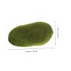 Lurrose 6-Piece Artificial Moss Stones and Sandbox Materials for Garden Decor, Crafts, and Floral Arrangements view 2