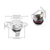 Manual Thermostat Temperature Switch KSD301/KSD303, 45°C–150°C, 85°C, 1 pc view 2
