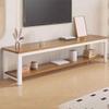2-Tier TV Stand with Storage, Natural, 120 x 35 cm view 1