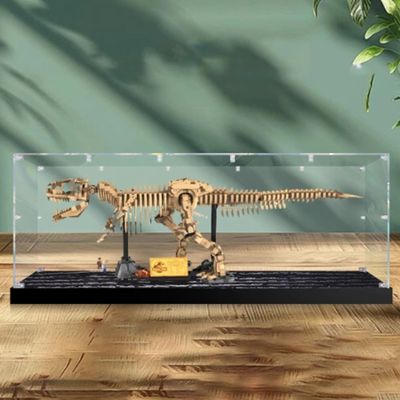 Acrylic Display Case for LEGO 76968 Tyrannosaurus Rex Fossil, Transparent