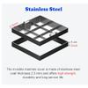 Customizable Invisible Manhole Cover with Retractable Handles, 85 x 85 cm view 4