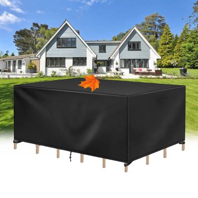 UUPAUO Waterproof Garden Table Cover, 110 x 70 x 100 cm, 420D Oxford Fabric