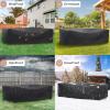 UUPAUO Waterproof Garden Table Cover, 110 x 70 x 100 cm, 420D Oxford Fabric view 3
