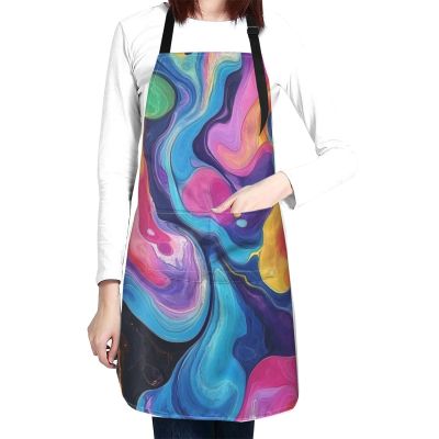 Waterproof Apron with 2 Pockets, Adjustable, One Size