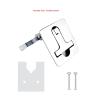 UDHBJEBQ 316 Stainless Steel Boat Hatch Flush Cam Latch view 2
