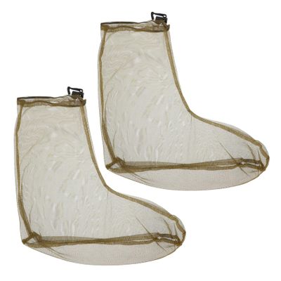 ibasenice Lightweight Mesh Foot Covers for Fishing and Camping, Breathable, Green