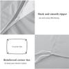 135 x 200 cm Red Floral Microfiber Duvet Cover Set, 3-Piece view 3