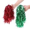 XLyrriun 1-Piece 20 cm Cheerleading Pom-Pom Flower Ball for Football, Basketball, Sports Events and Parties (Silver) view 3