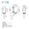 DOMOJT Spot Diffuse-Reflection Optical Sensor GTB2S-F1331 1064352 with Background Suppression view 2