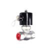 2-Way Hot Water Air Solenoid Valve, 1-1/4"–1-1/2", Normally Closed, Stainless Steel, PTFE, DC 24 V view 1