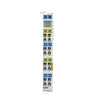 HEXEH KL4404 Bus Terminal Module, 4-Channel Analog Voltage Output, 0–10 V, 12-Bit Single-Ended