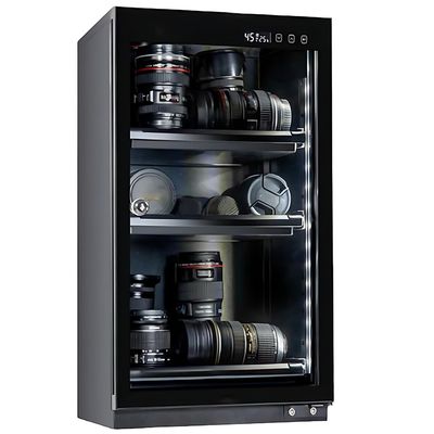 Electronic Dry Cabinet for Camera Lenses, 15–50 L, LED Lighting
