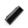 PL012 Concealed Handle for Distribution Box and Cabinet Doors, Nylon Plastic, Filing Cabinet Handle, 1 Pc (Black, T-1.5MM) view 1