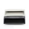 PL012 Concealed Handle for Distribution Box and Cabinet Doors, Nylon Plastic, Filing Cabinet Handle, 1 Pc (Black, T-1.5MM) view 2