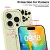 Phoona 2-Pack Cases for iPhone 16 Pro 6.3", Beige Floral Aesthetic Pattern, Soft TPU Silicone view 3