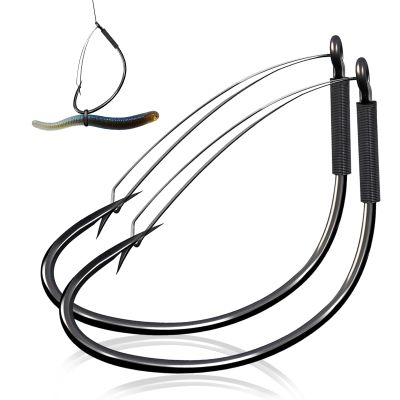 FishTrip Weedless Wacky Rig Hooks, 30-Piece Set
