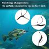 FishTrip Weedless Wacky Rig Hooks, 30-Piece Set view 4