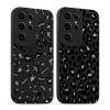 Phoona 2-Pack Cases for Samsung Galaxy S24 Ultra 5G, 6.8", Black Leopard Aesthetic Pattern, Soft TPU Silicone Bumper Covers view 1
