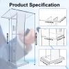 Acrylic Podium Stand for Churches and Events, Black view 4