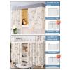 HAJHI Dormitory Bunk Bed Curtains, Blackout Privacy Curtains, Dust-Resistant Printed Decor (2 Curtains + Top, 1.15 m, Duck A) view 2