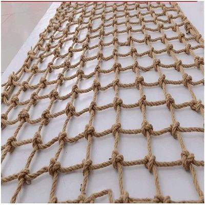 Child Playground Safety Net, 12 mm Jute Rope, Fall Protection, Climbing Net for Stairs, Balconies, Fences, Gardens, Trucks and Ceiling Decoration