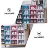 Cabilock 6-Pack Transparent Stackable Plastic Shoe Boxes view 3