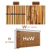 Bamboo Privacy Screen, 70 x 250 cm view 3